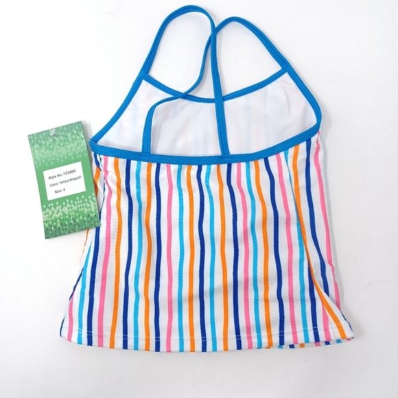 Urban Outdoor Girls Striped Two-Piece Swimsuit - Picture 5 of 8